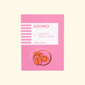 Abstract Flowers Magnetic Needle Minder by SOHMO in pink packaging with colourful abstract flower design