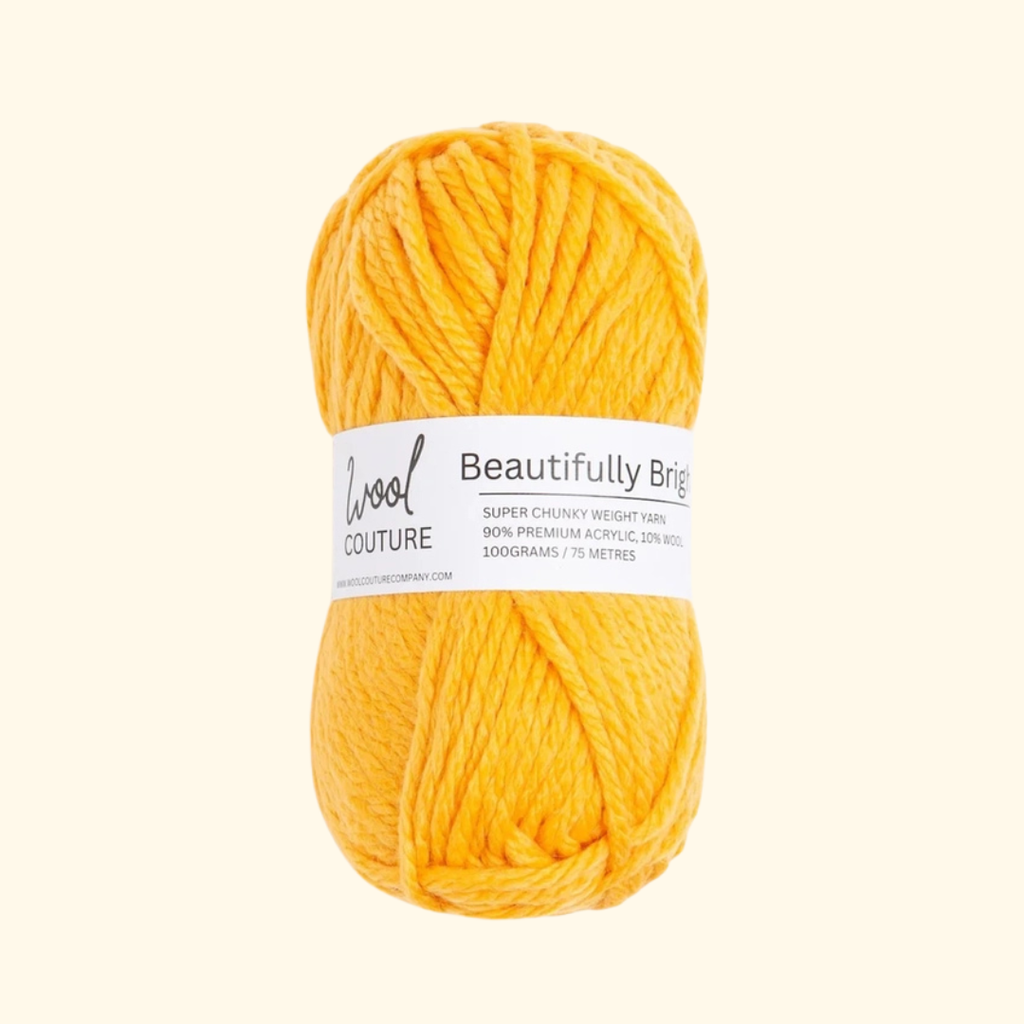 The Merino yarn included in the Wool Couture Beanie Crochet Kit.