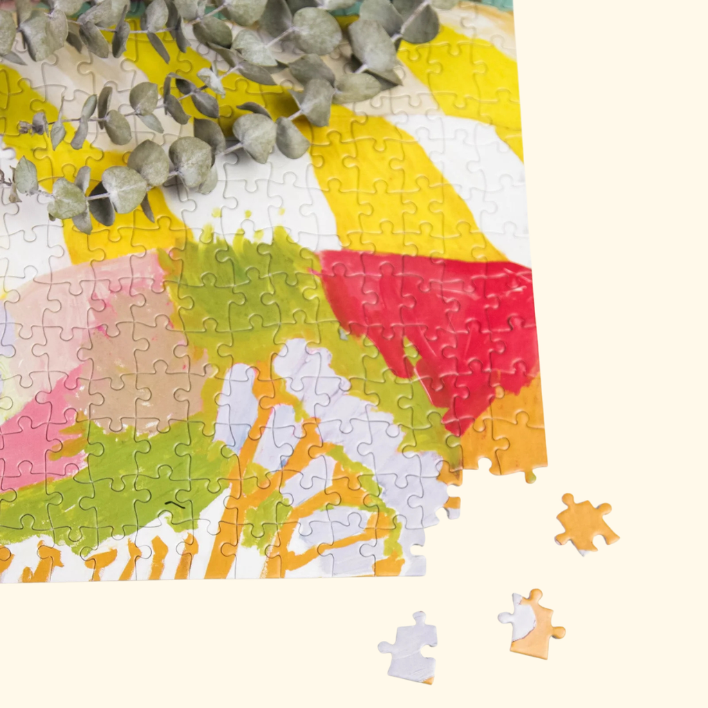 Close up detail of Betty 1000 Piece Puzzle artwork by Robyn Kylie