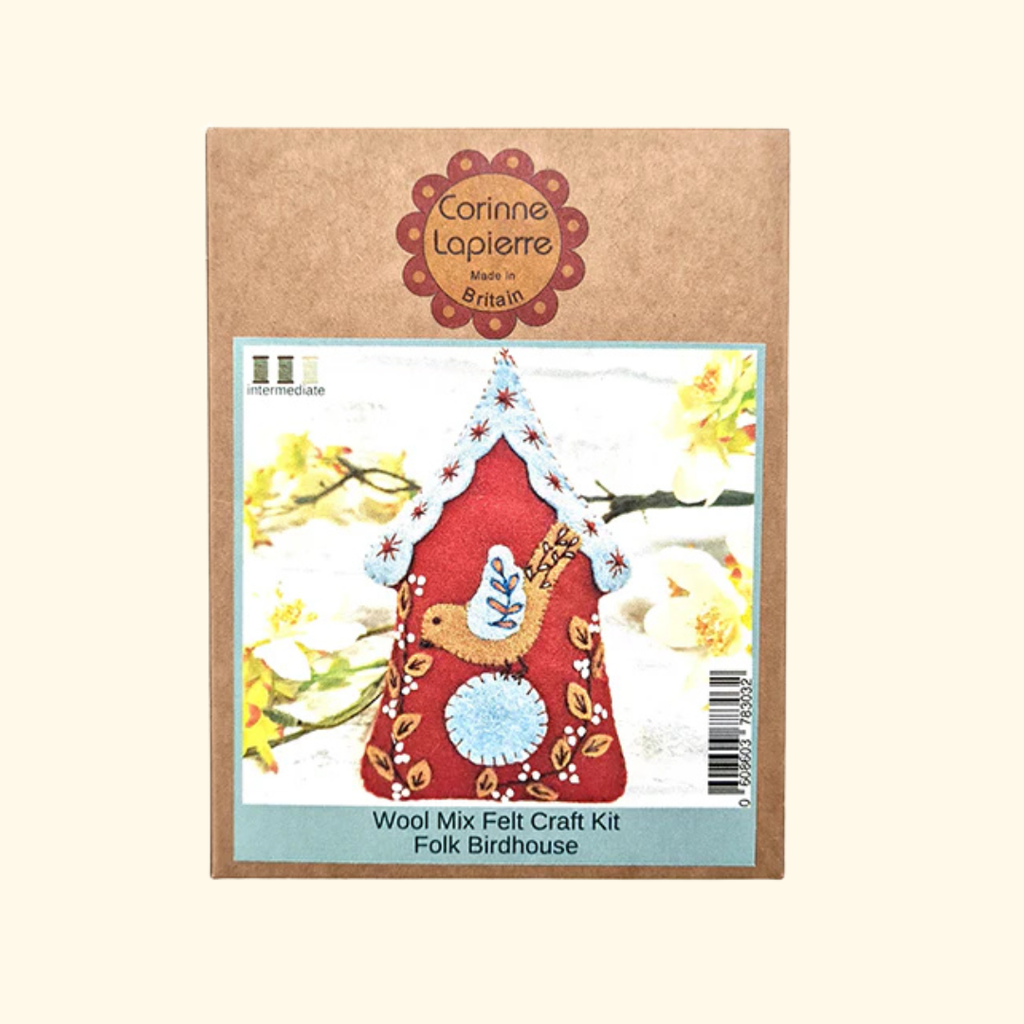 Folk Birdhouse Felt Craft Kit