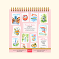 Japan Watercolour Travel Book by La Petite Epicerie featuring a spiral-bound painting book with colourful Japanese-inspired illustrations, including sushi, landscapes and traditional motifs.
