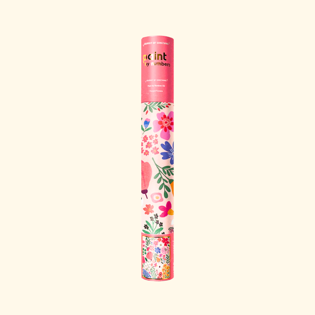Box packaging for Pressed Flowers Paint By Numbers Kit by Journey Of Something
