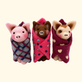 Set of 3 pigs in blankets needle felting kit by Bergin & Bath