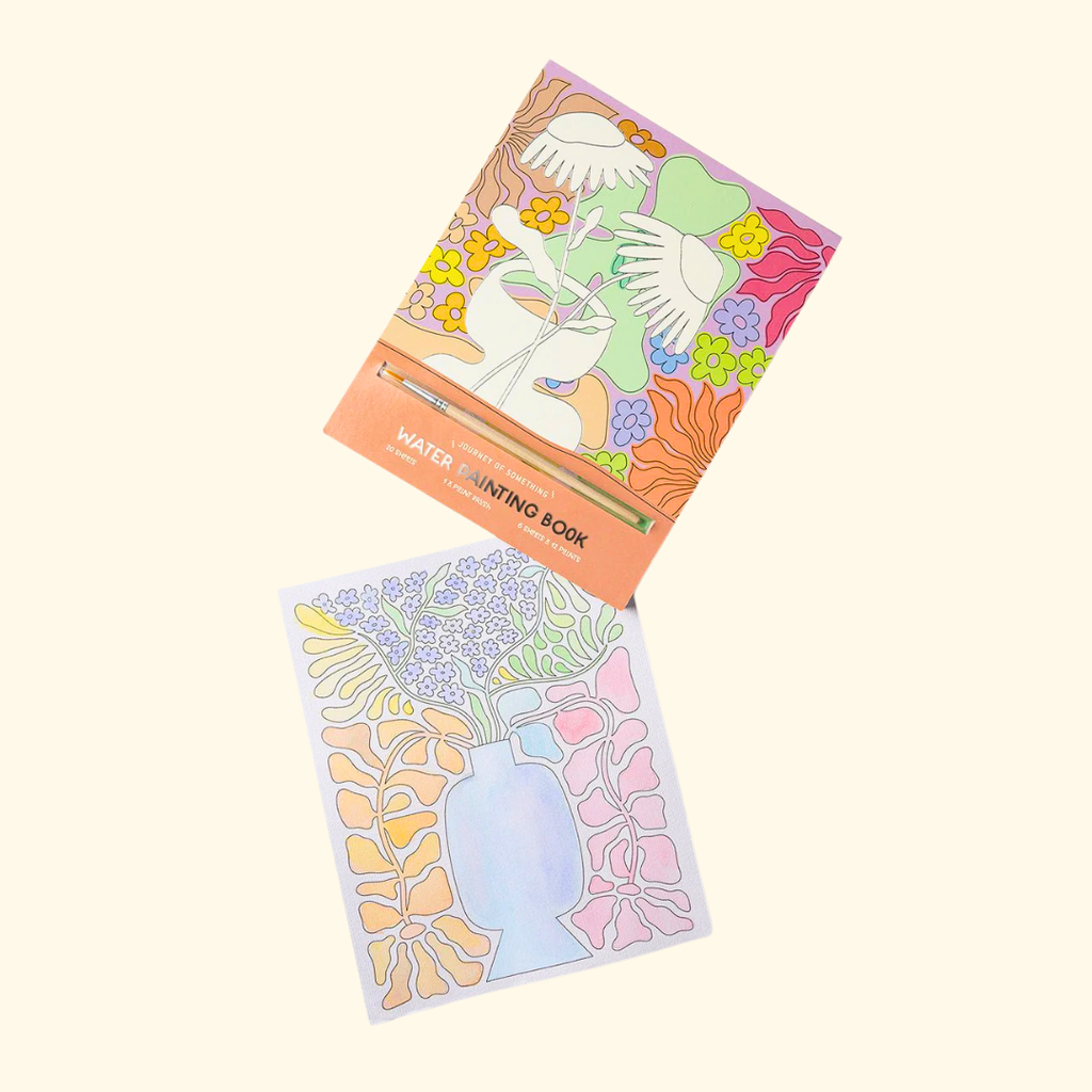 Watercolour Painting Book with included paint palette and activity pages