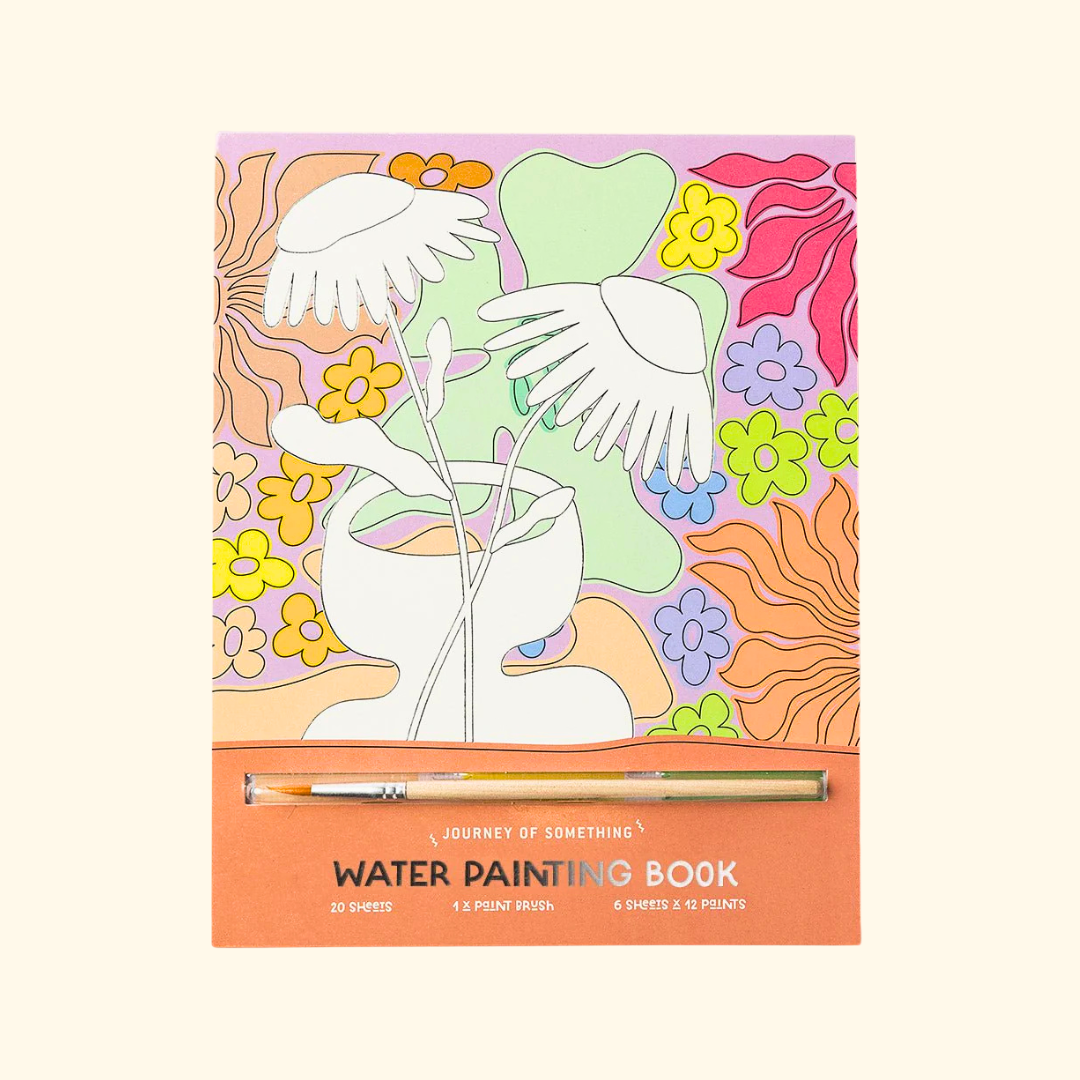 Watercolour Painting Book cover by Journey Of Something featuring illustrated botanical artwork